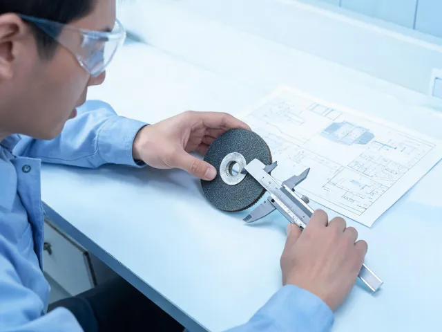 Cutting disc measurement
