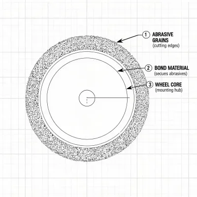 grinding wheel structure diagram